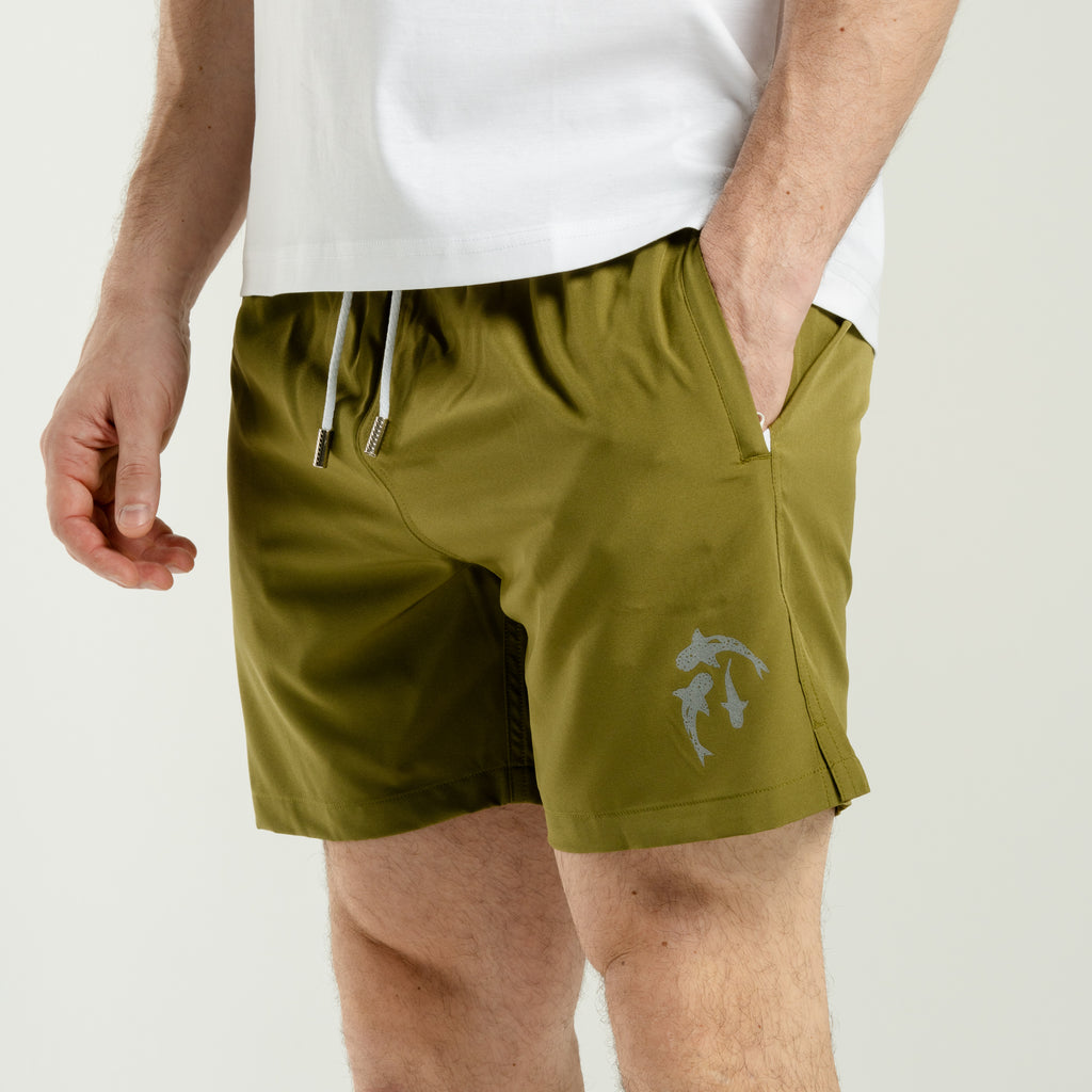 Swim Shorts - Olive Green