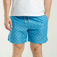 Linen Shorts Blue