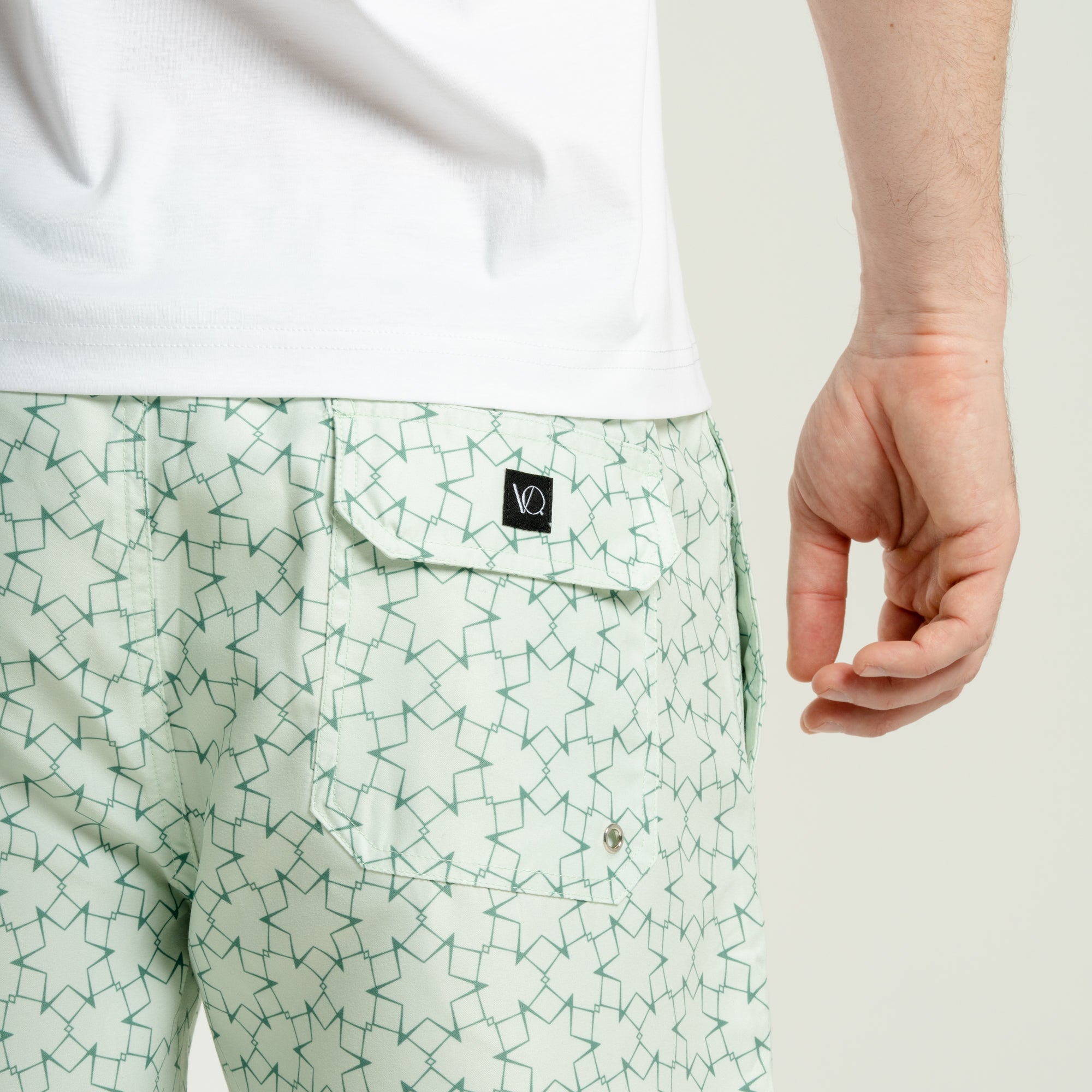 Short Mint Mosaic