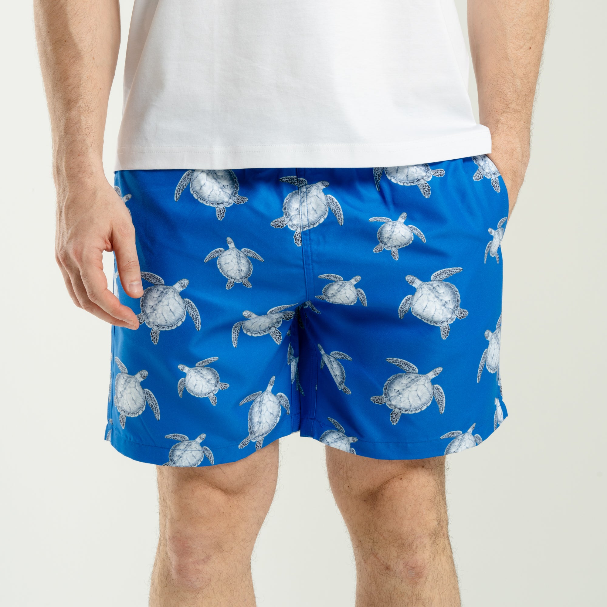 Shorts Blue Turtle