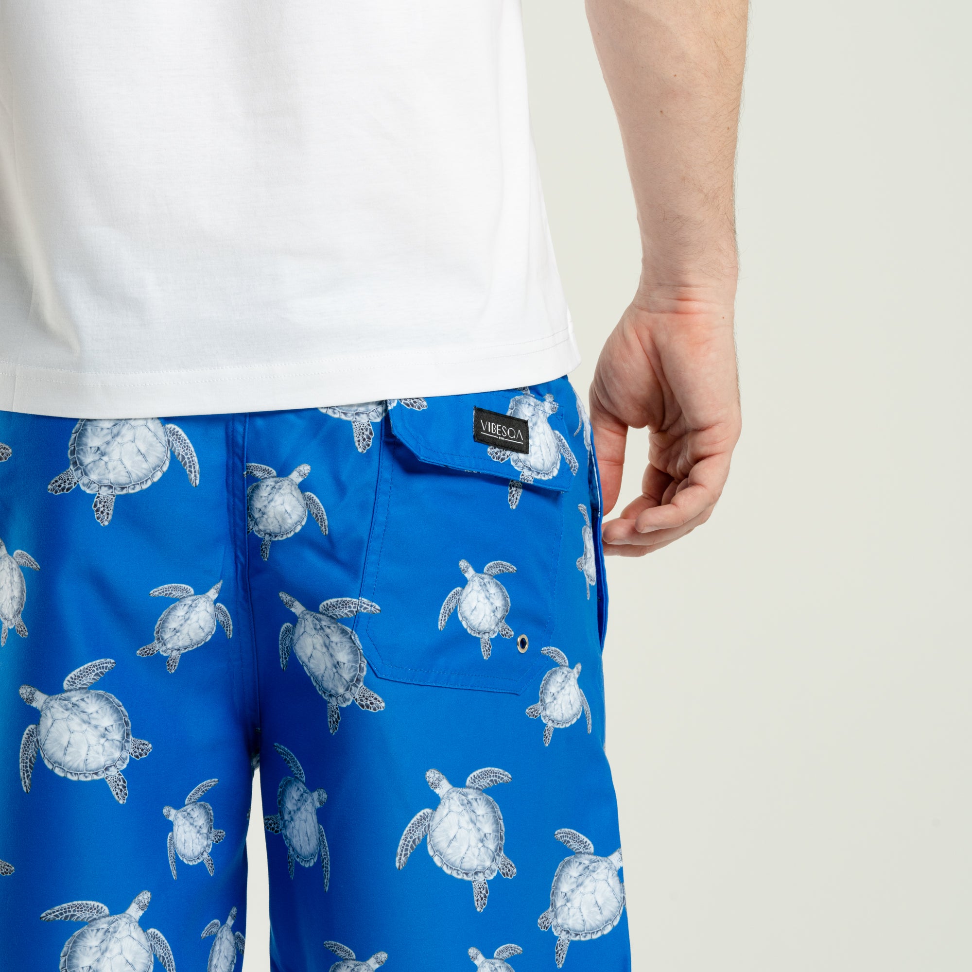 Shorts Blue Turtle