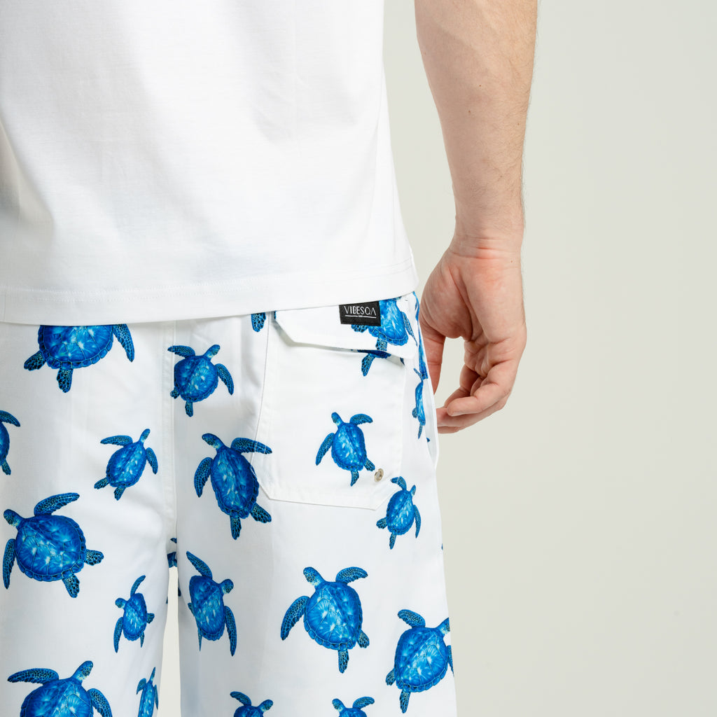 Shorts white Turtle