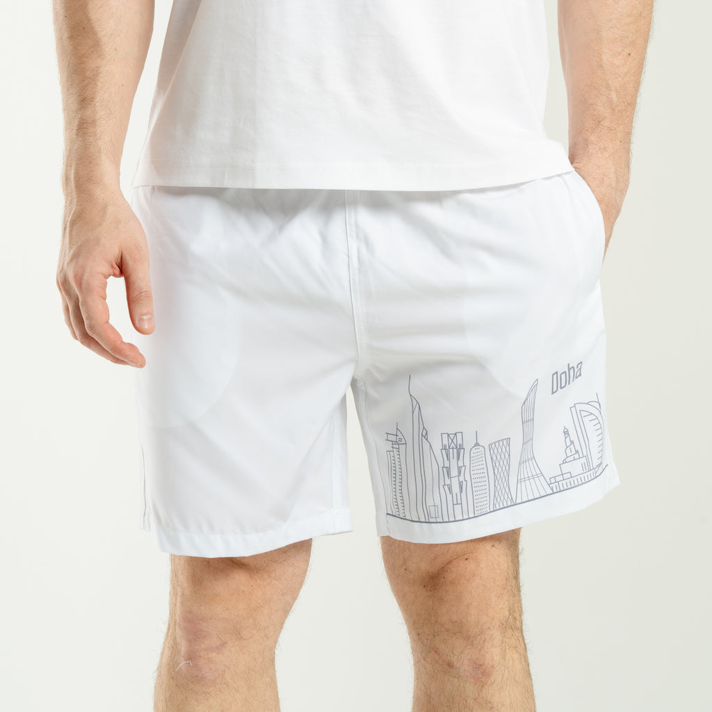 VQ Shorts White Doha