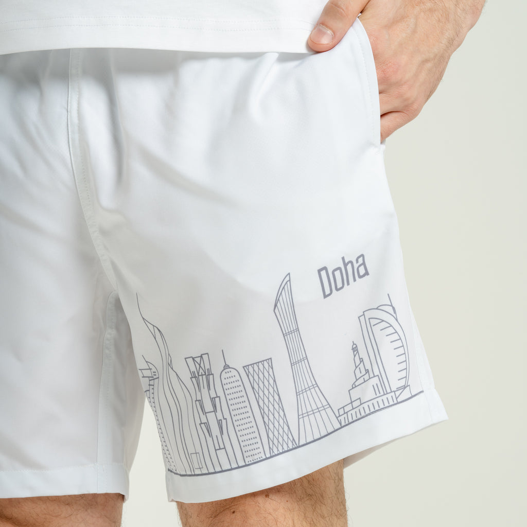 VQ Shorts White Doha