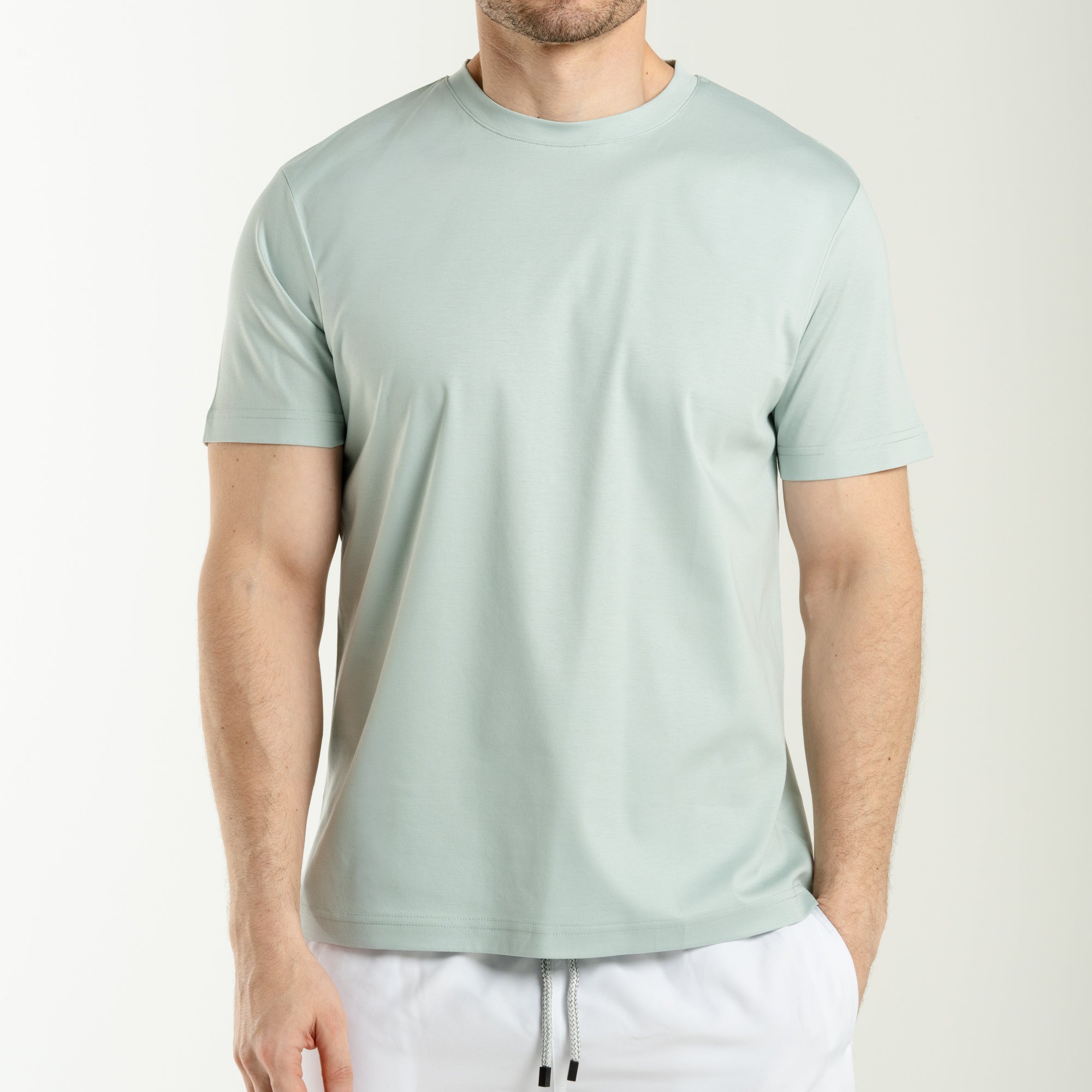 T-Shirts Round Neck - Sky blue