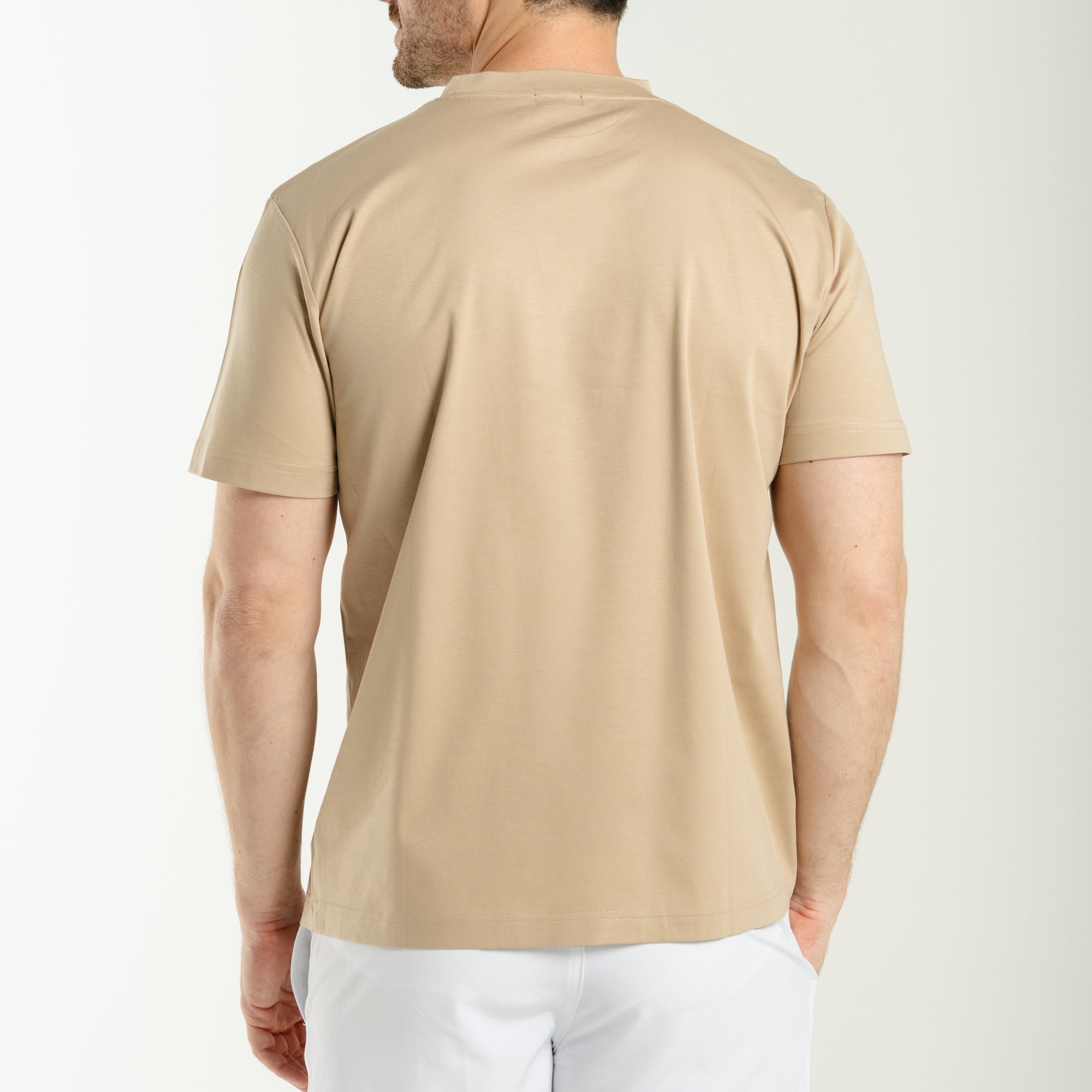 T-Shirts Round Neck - Beige