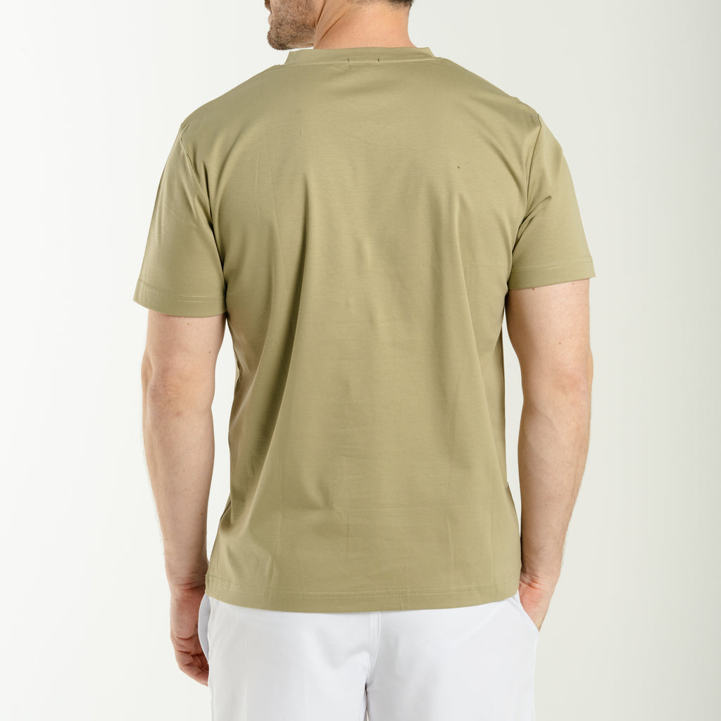 T-Shirts Round Neck - Olive Green