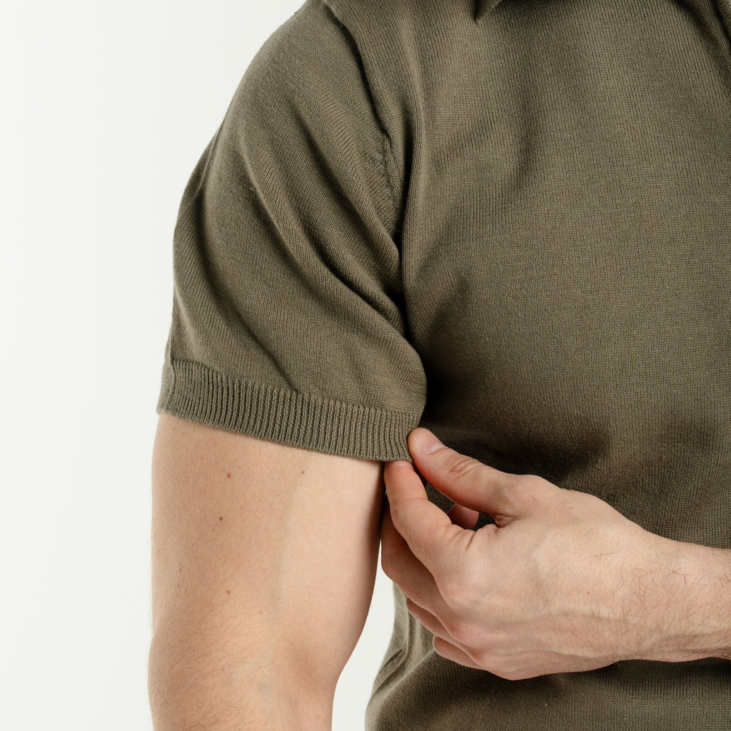Polo T-Shirt  - Olive Green