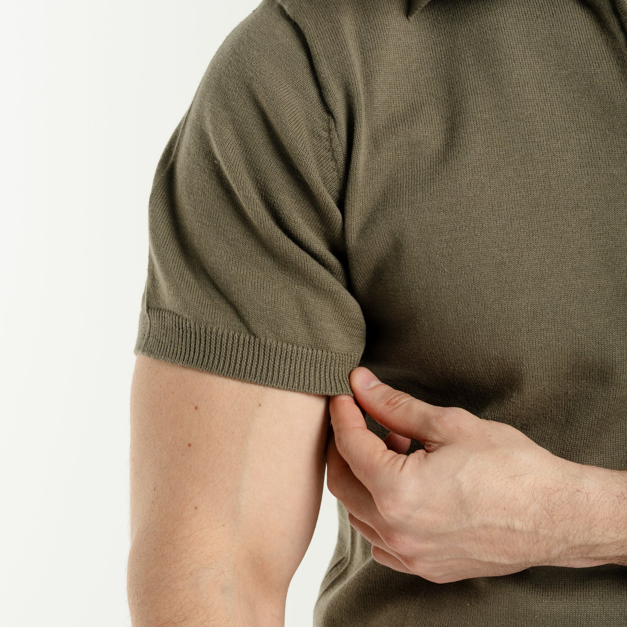 Polo T-Shirt  - Olive Green