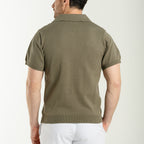 Polo T-Shirt  - Olive Green
