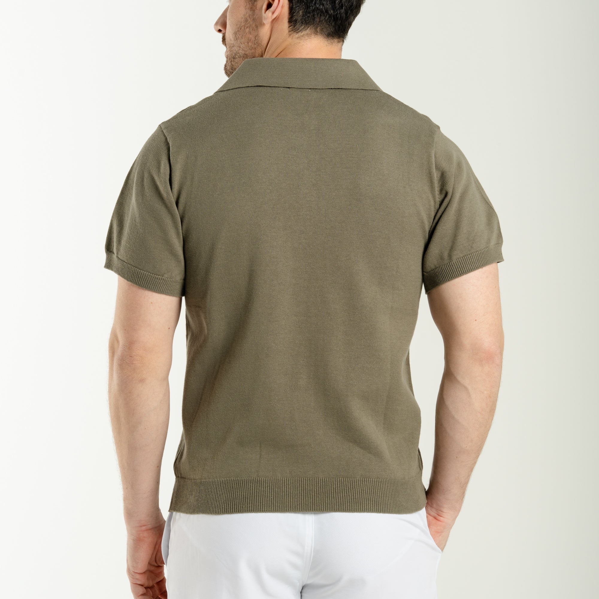 Polo T-Shirt  - Olive Green