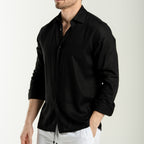 Linen Shirts -Black