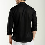 Linen Shirts -Black