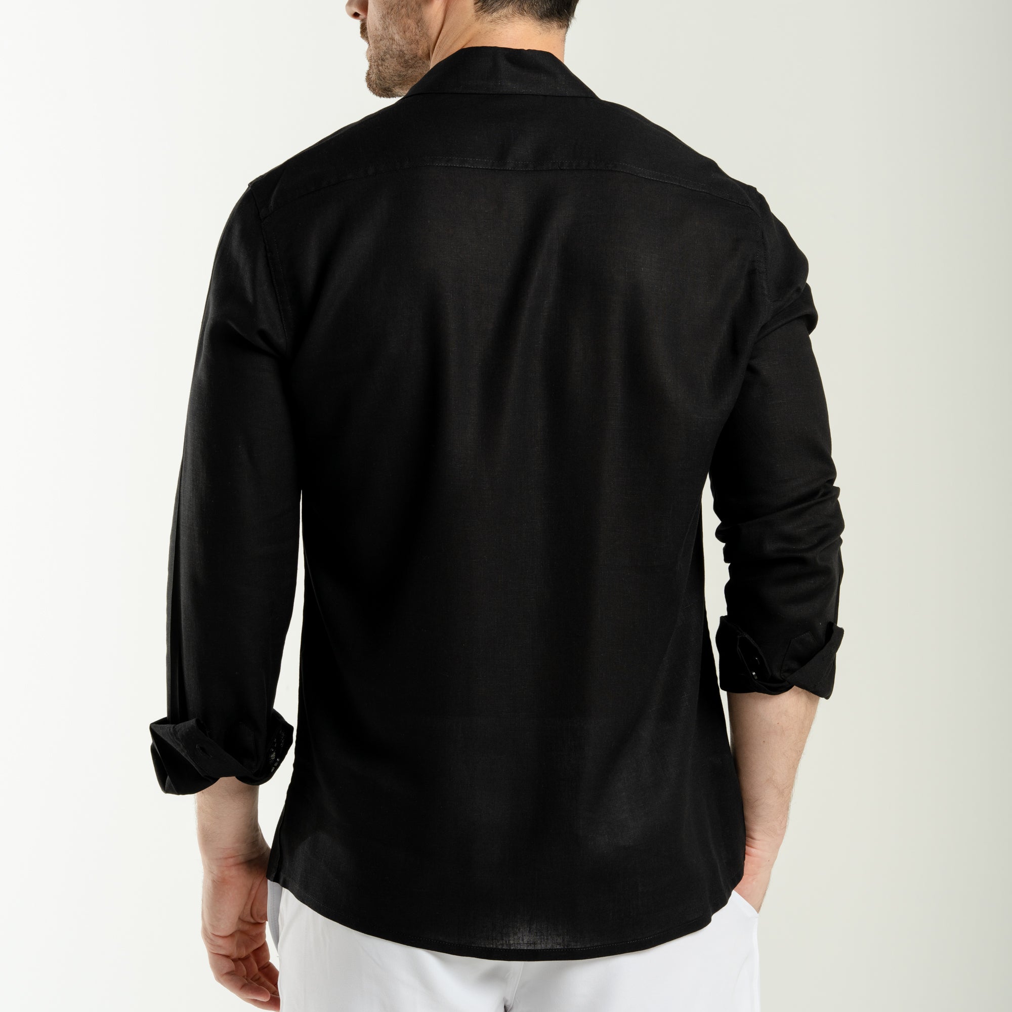 Linen Shirts -Black