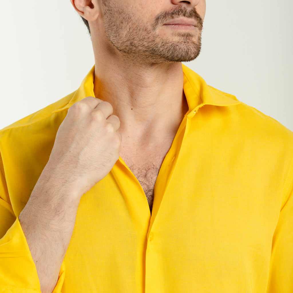 Linen Shirts -Yellow