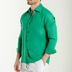 Linen Shirts -Green