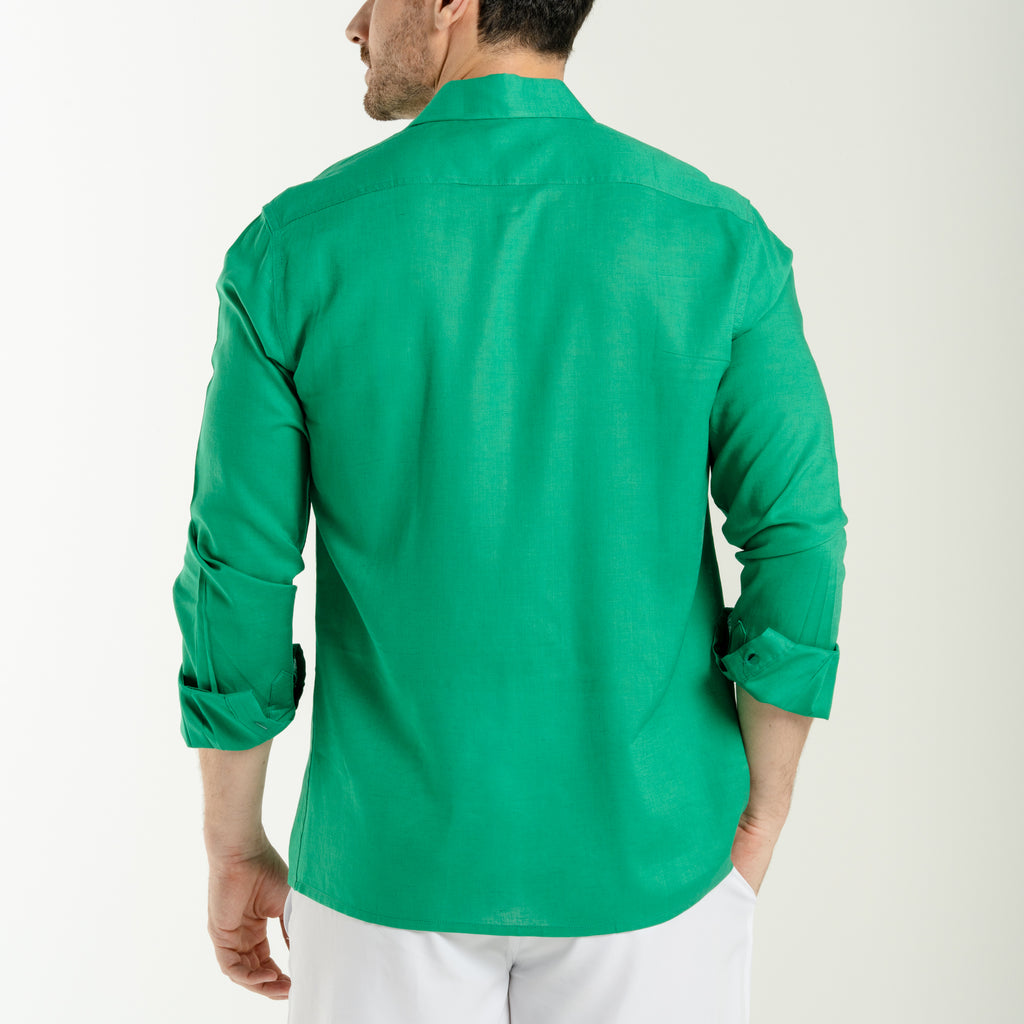 Linen Shirts -Green