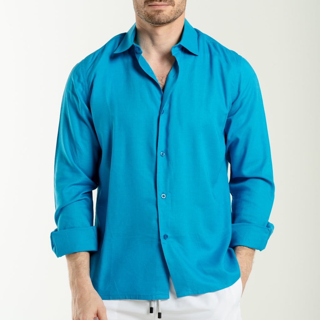 Linen Shirts -Blue