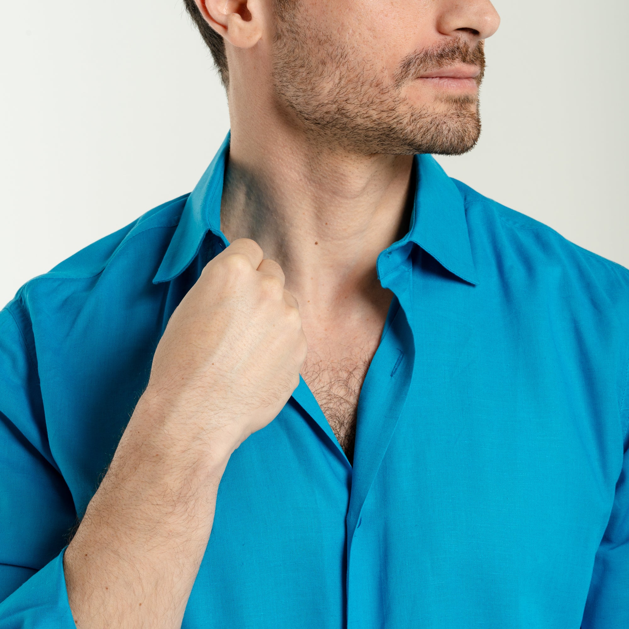Linen Shirts -Blue