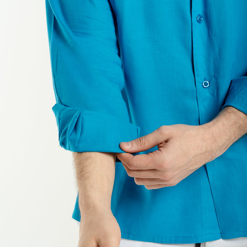 Linen Shirts -Blue