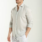 Linen Shirts -Light Grey