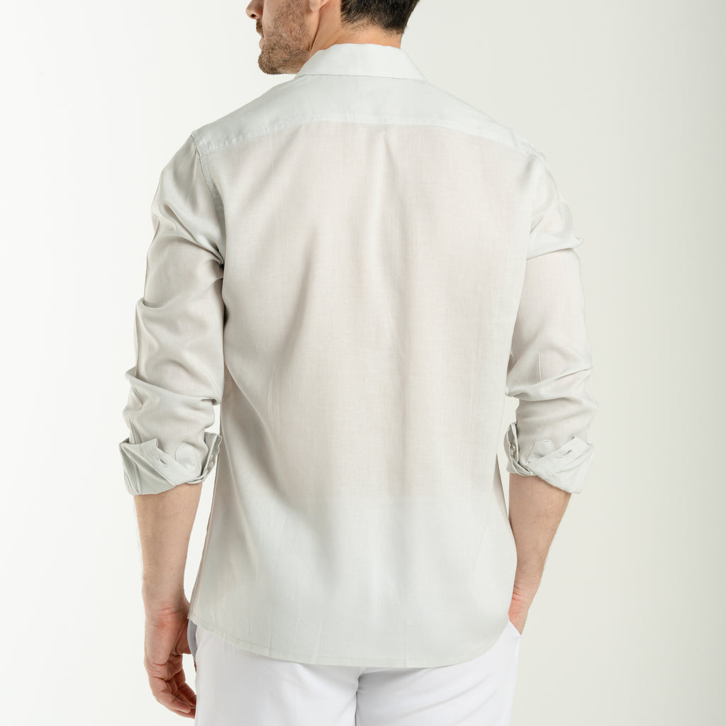 Linen Shirts -Light Grey