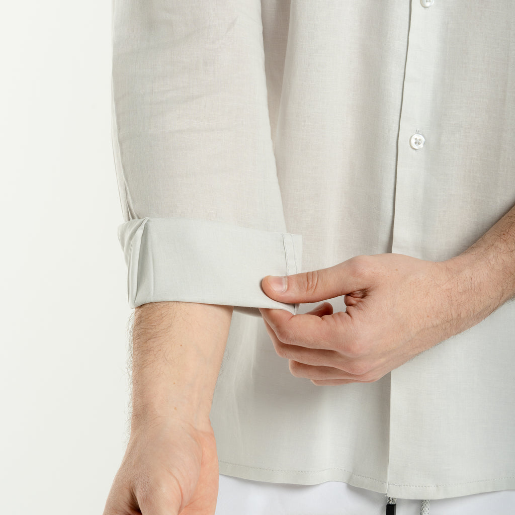 Linen Shirts -Light Grey