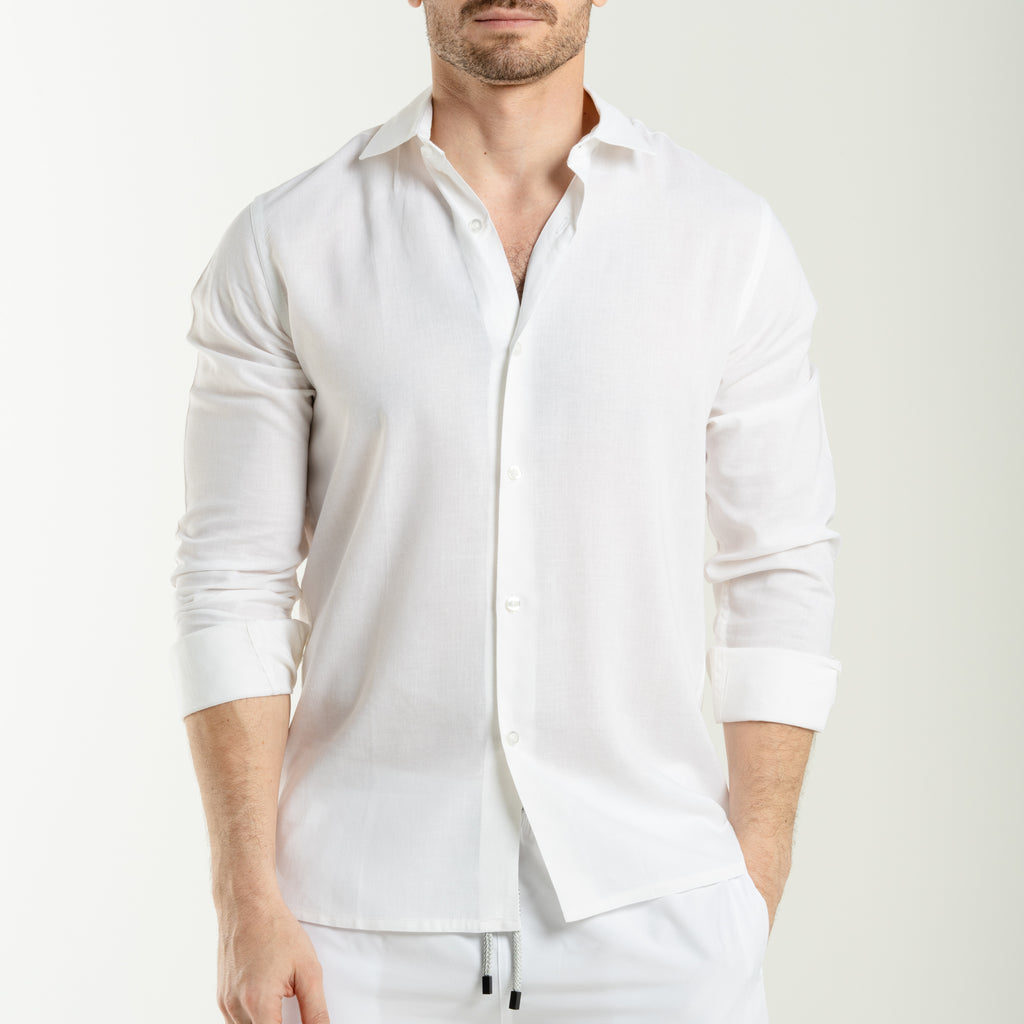 Linen Shirts -White