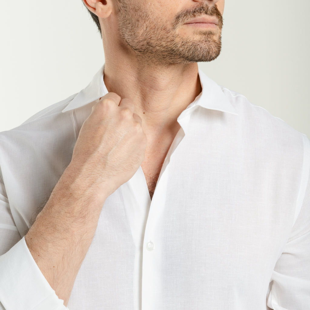 Linen Shirts -White